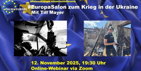 Veranstaltungsplakat eines Zoom-Webinars mit dem Fotografen Till Mayer