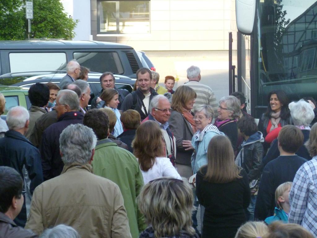 Begrüßung der Gäste