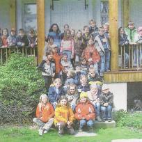 Ein Gruppenfoto von Schülern aus Barsinghausen und Mont-Saint-Aignan